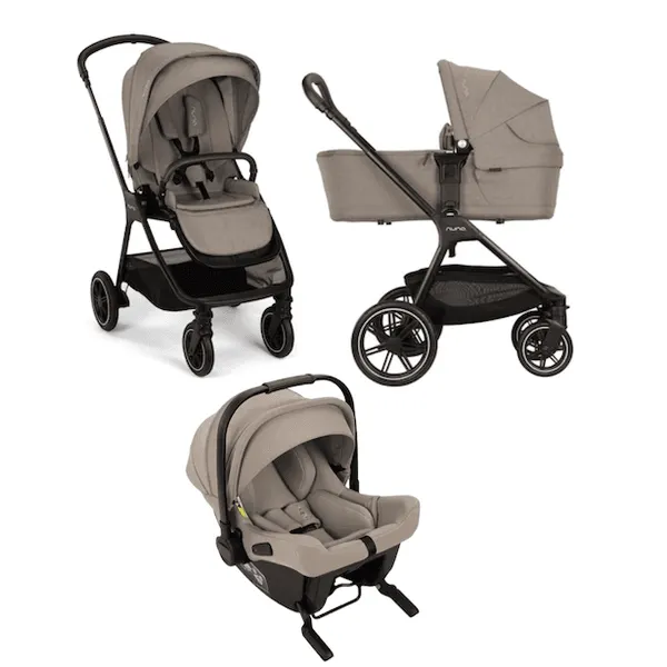 Nuna | Triv LX Kombivogn sett + Pipa Urbn Bilstol 0-13 kg | Cedar