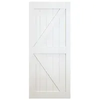 Puerta granero MDF blanca 91.4 x 213.4 cm