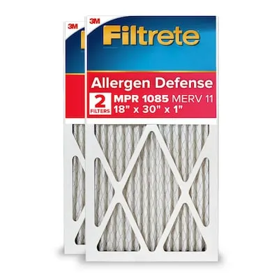 18 x 30 x 1 MERV 11 1085 MPR Allergen Defense Extra Electrostatic pleated Air Filter 2 -Pack