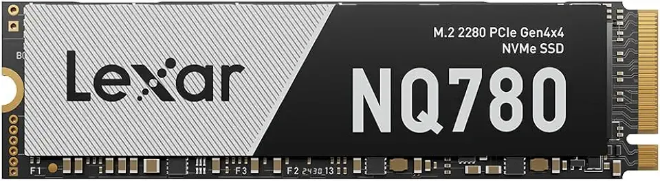 Lexar 1TB NQ780 Internal NVMe SSD, 6500/2500 MB/s, M.2 2280, PCIe Gen 4x4 | Compatible w/ PS5, Gamers & Creators, PC & Laptops, SLC Cache, Lexar DiskMaster & Recovery Tool, LNQ780X001T-RNNNU