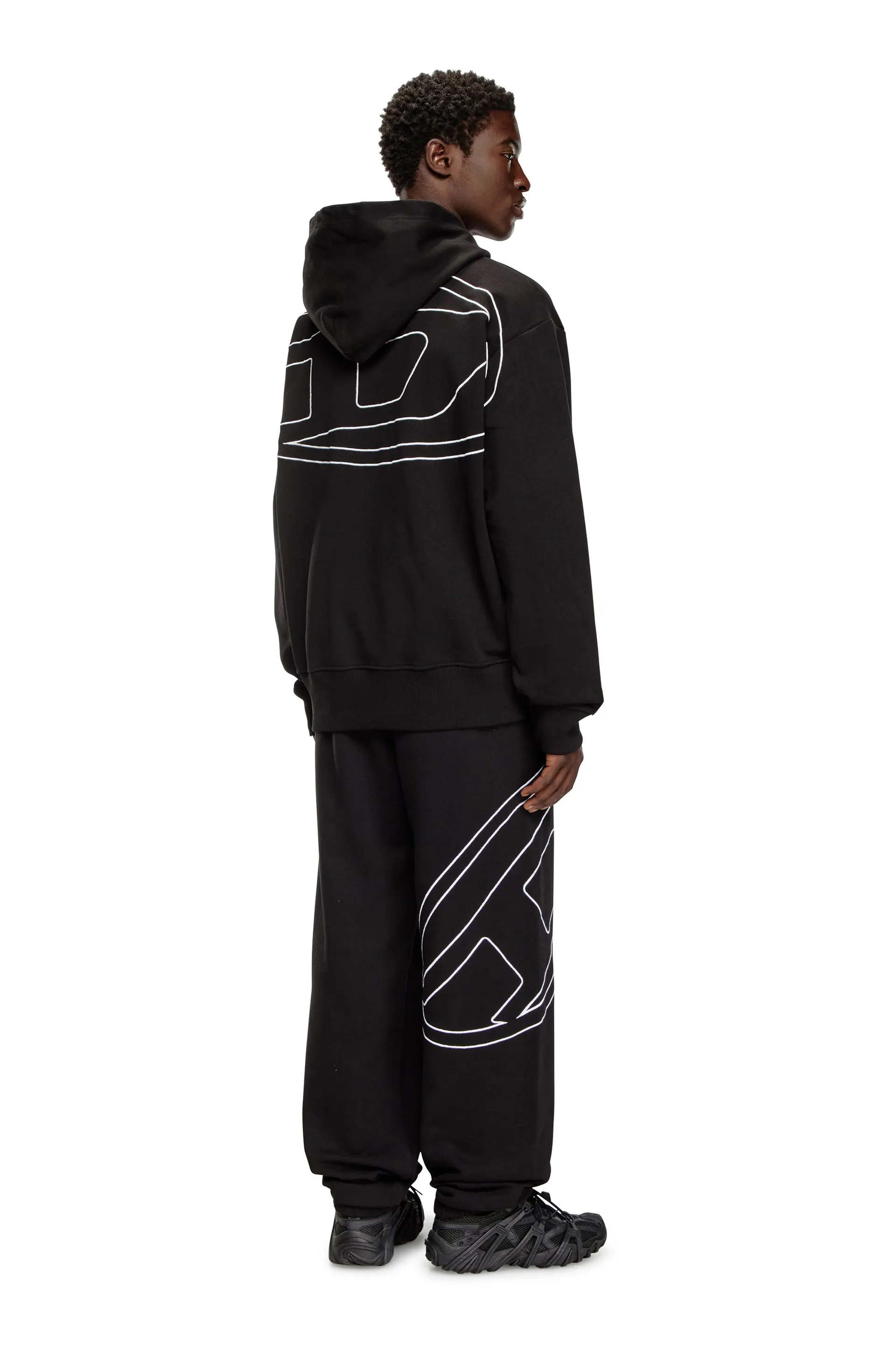 Hoodie with logo embroidery