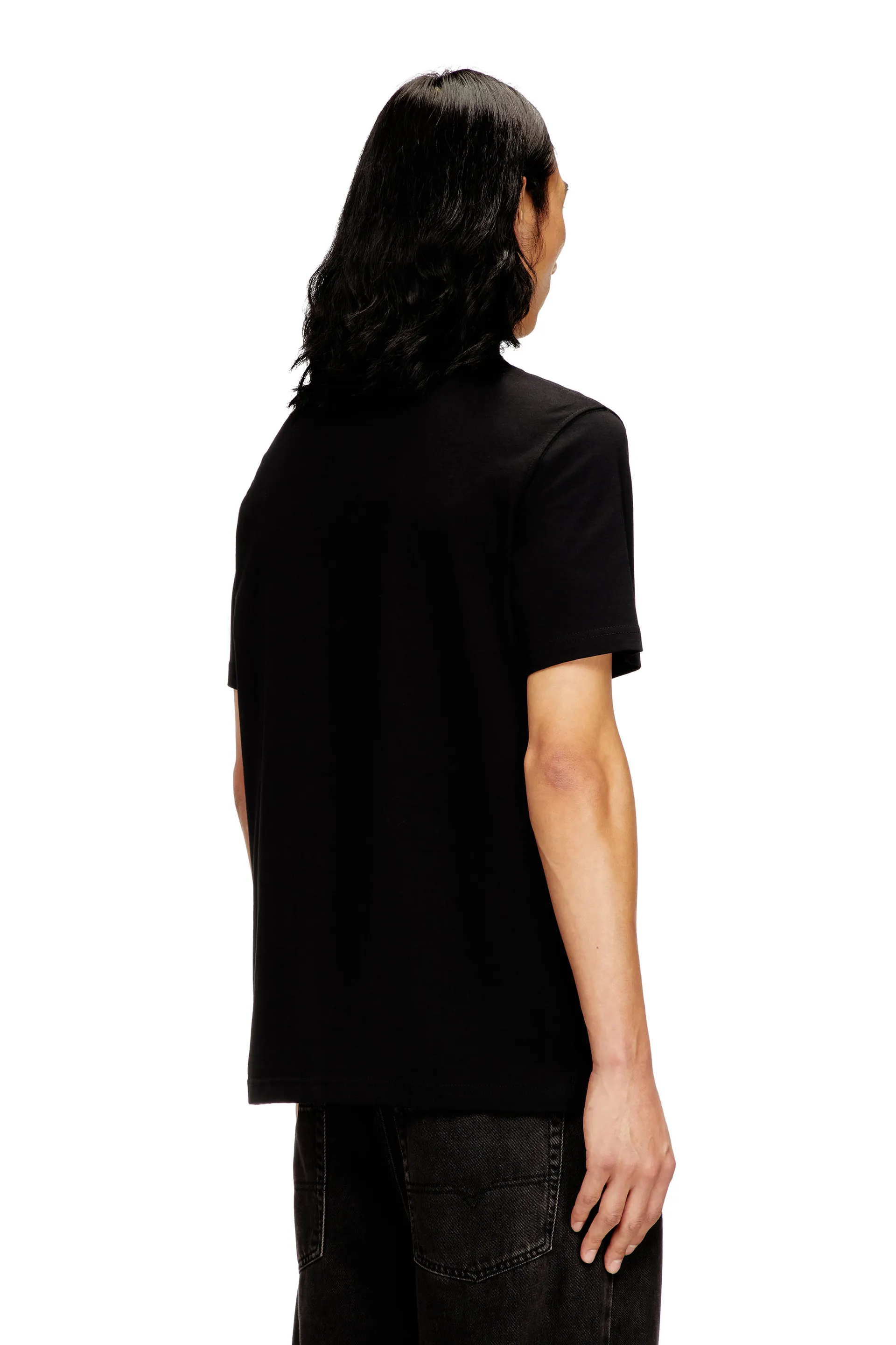 T-shirt with metallic Oval D