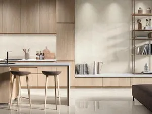 Suelo/Azulejo porcelánico Tessino efecto mármol ivory pulido 120x120 cm