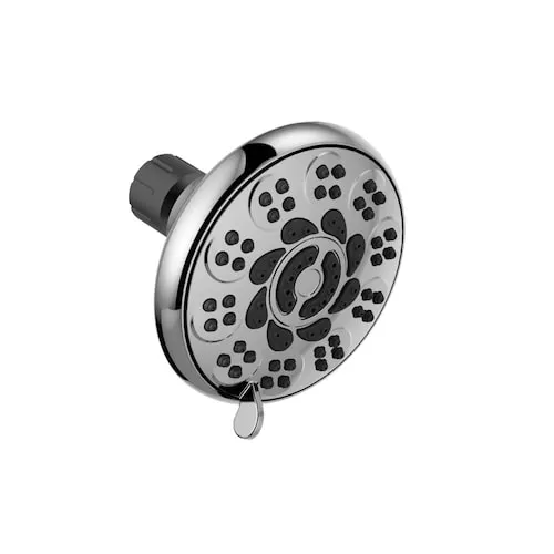 6-Setting Shower Head in White