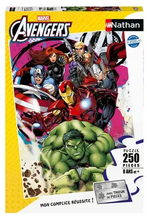 NATHAN - MARVEL AVENGERS - PUZZLE 250 PIECES LES AVENGERS EN ACTION
