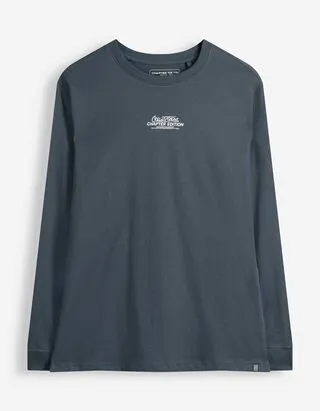 Maglia a manica lunga - Oversized Fit - Blu scuro