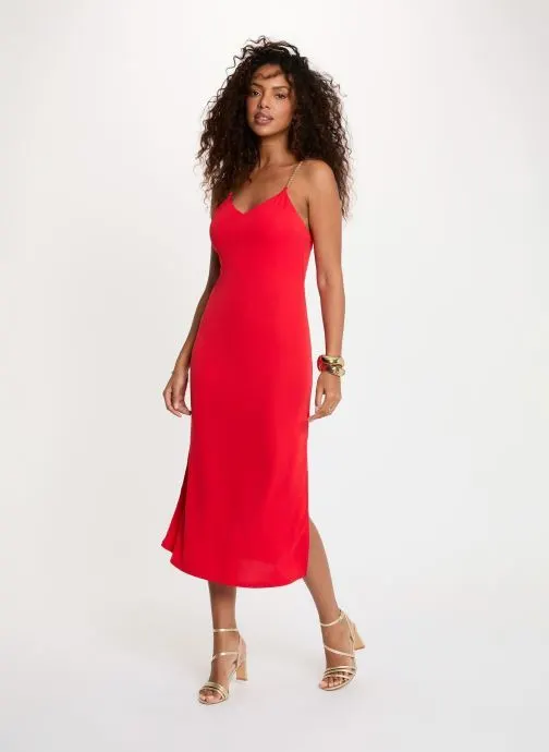 Jurken 261-RYAN dames rood