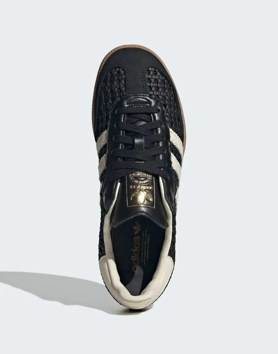 adidas Originals Samba og shoes in core black / cream white