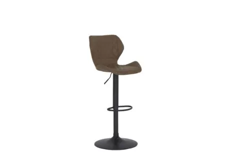 Barstoel Toro ZH58-80cm - lederlook - bruin