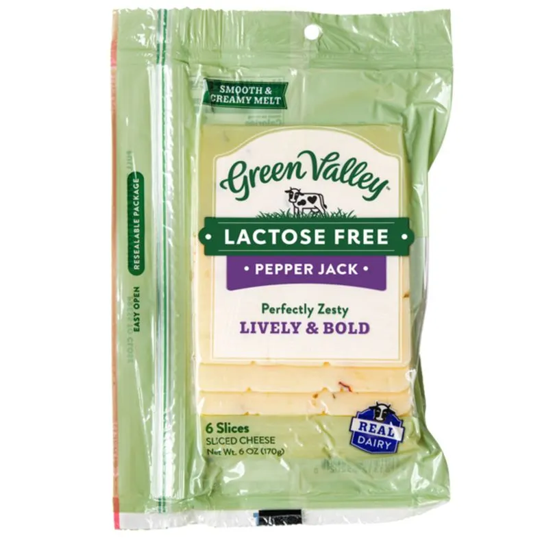 Green Valley Creamery Lactose Free Pepper Jack Slices