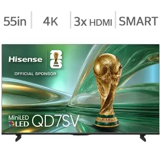 Hisense 55" Class - QD7SV Series - 4K QLED Mini LED TV