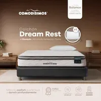 Colchón Dream Rest Suave 90x190 + Almohada Sensación Pluma Comodisimos