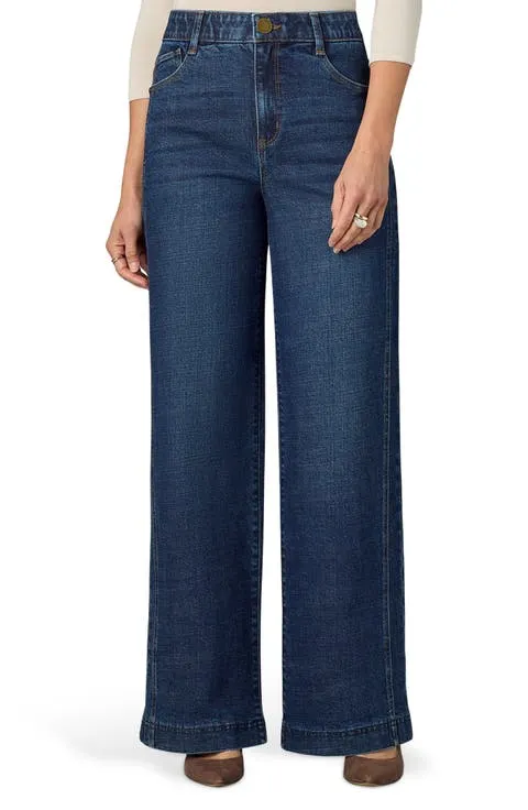 Wit & Wisdom Gracie Skyrise Double Side Seam Wide Leg Jeans