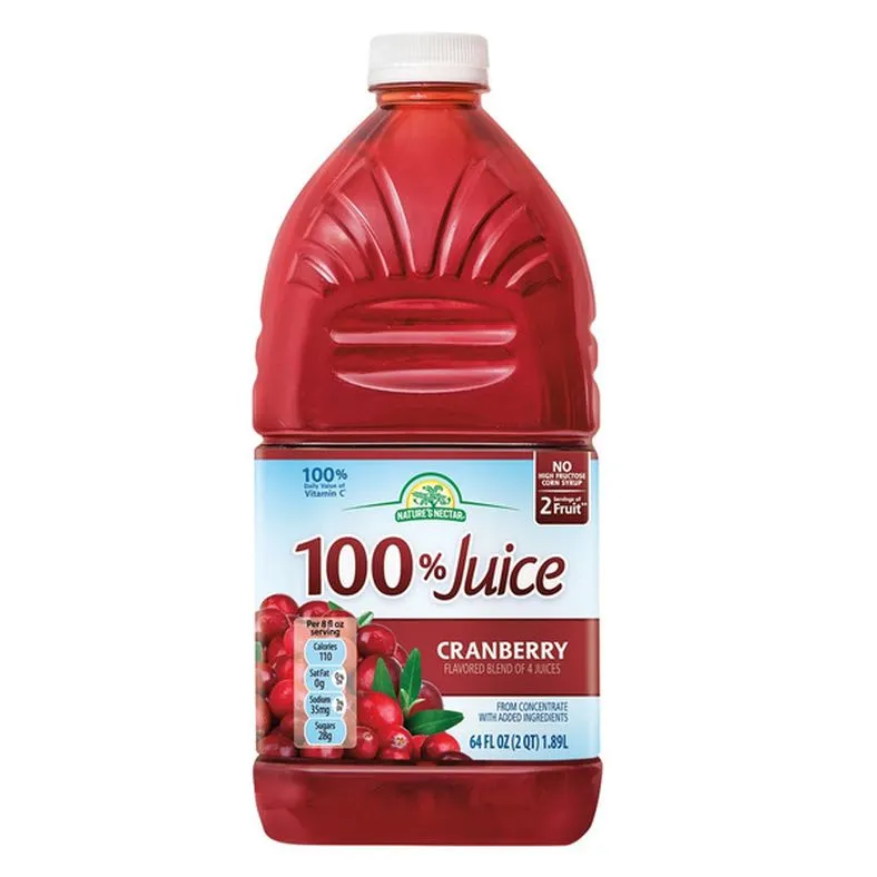 Nature's Nectar Cranberry 100% Juice