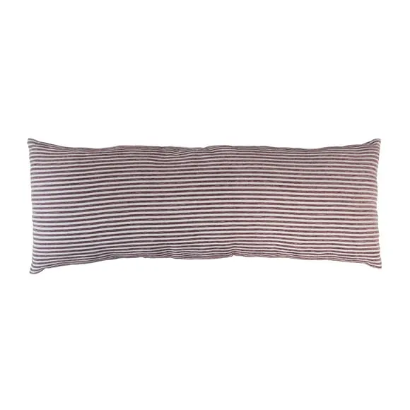 Mainstays 14" x 36" Violet Yarn Dyed Stripe Lumbar Decorative Pillow