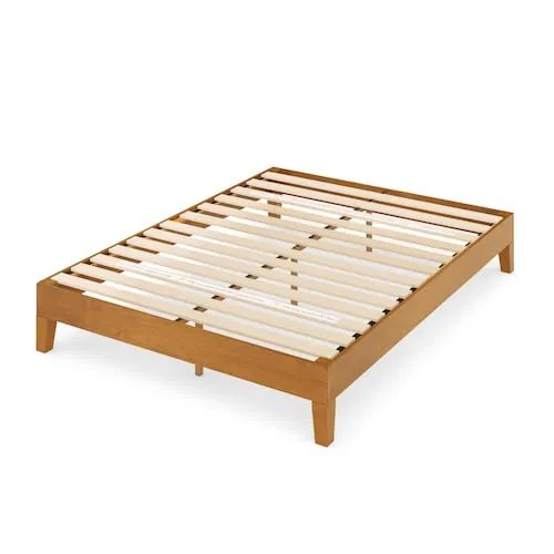 Alexis Deluxe King Wood Platform Bed Frame
