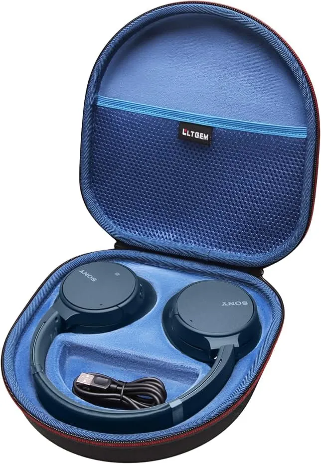 Case for Sony WH-CH720N/WH-CH520 Noise Canceling Wireless Headphones Blue | Hard Carrying Travel Case for Sony WH-CH720N/…