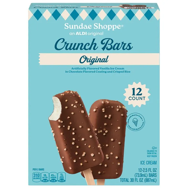 Sundae Shoppe Ice Cream Crunch Bars
