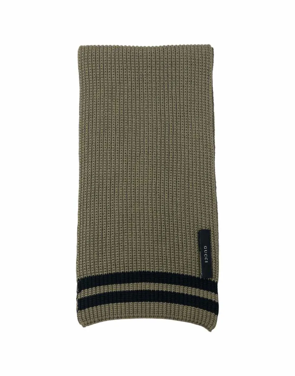 Vintage Gucci 2000s Knit Scarf