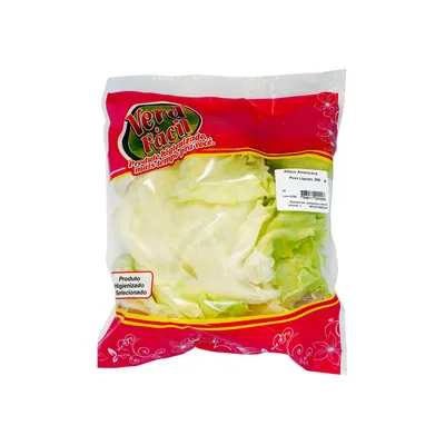 alface americana verd fácil pacote 200g