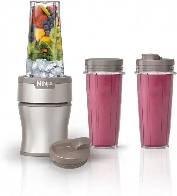 Nutri-Plus Personal Blender, 900PW, (3) 20oz Cups, Taupe, BN301BRBRN