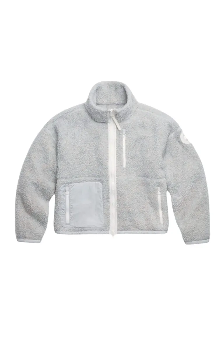 Simcoe Fleece Jacket White Label - Silverbirch Heather