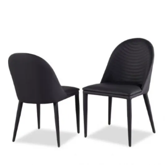 Lenvik 32" Side Chair by Furniture of America (2-Piece) - Black