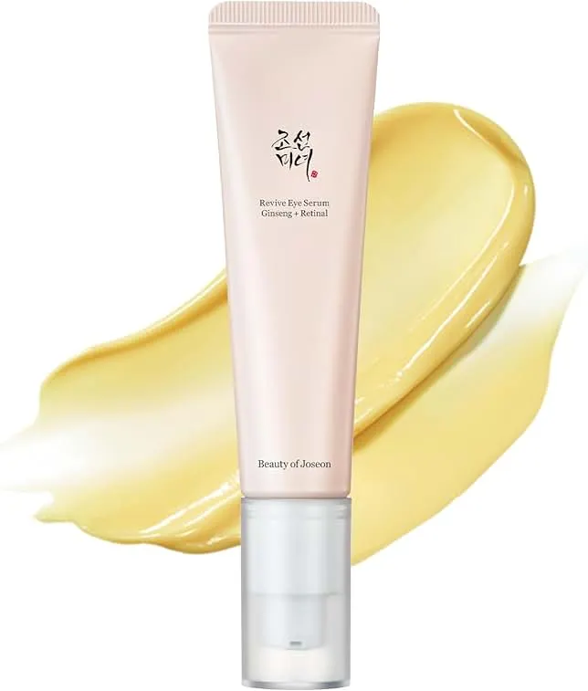 Beauty of Joseon Revive Eye Serum with Retinal Niacinamide Correction for Puffy Eye Bags Fine Lines Dark Circles Wrinkles, Korean Skin Care 30ml, 1 fl.oz