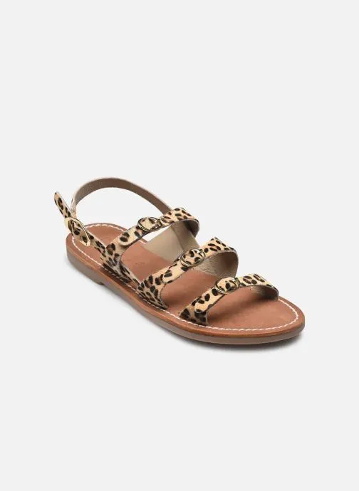 Platte sandalen Sh 1301 dames bruin