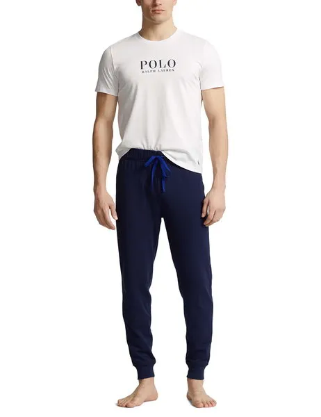 S/S Crew Sleep Top White