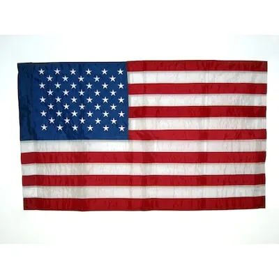 Independence Flag 4-ft W x 2.5-ft H American Embroidered Flag