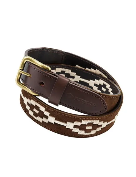 Pampeano Belt Confianza Brown Suede