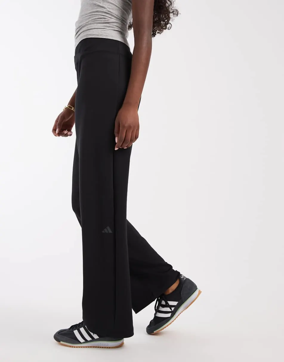 adidas Training Yoga Motion trackpants in black