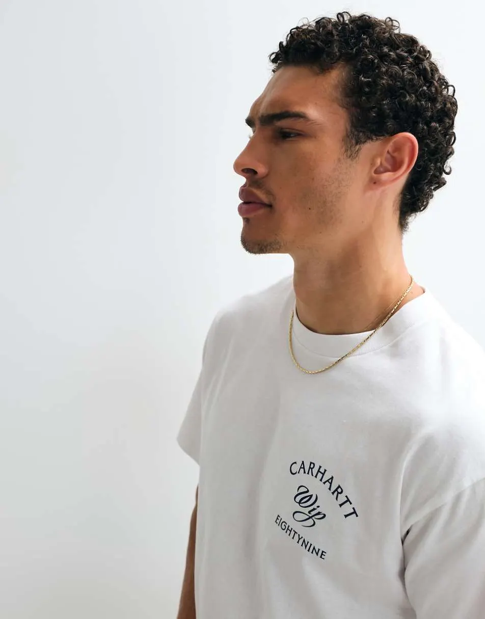 Carhartt WIP eightynine t-shirt in white