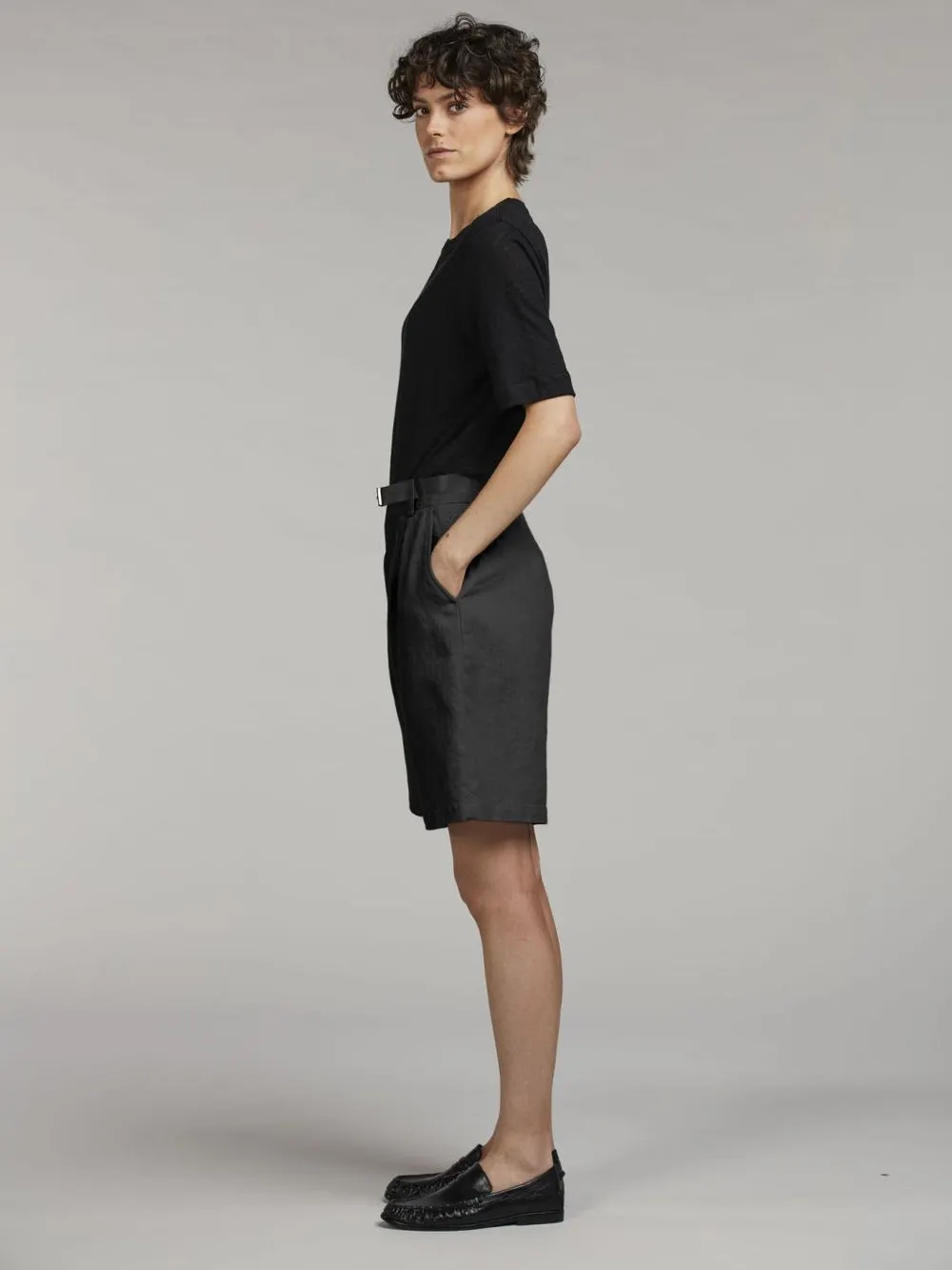 LIVIA LINNEN SHORTS