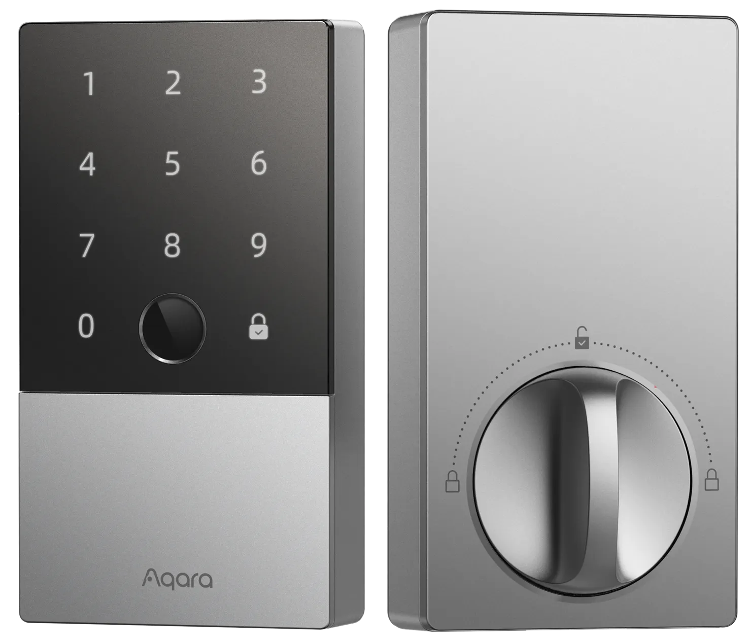 Smart Lock U100 with E1 Hub Kit (Silver)