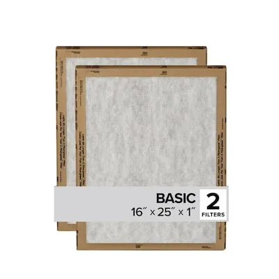 20 x 25 x 1 MERV 1 Basic Basic flat Air Filter 2 -Pack
