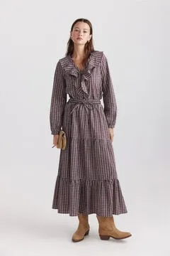 Blusa volante escote