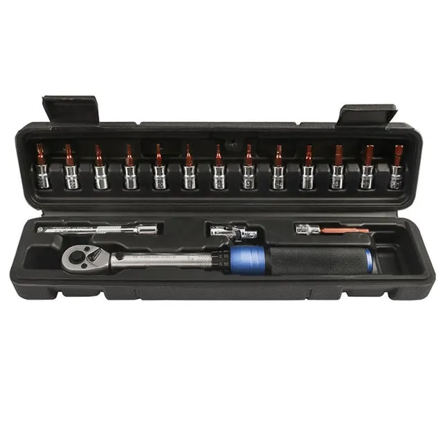Set chiavi dinamometriche regolabili 1/4 e 3/8, 5-30N.m 10-60N.m, riparazione bici/moto/auto