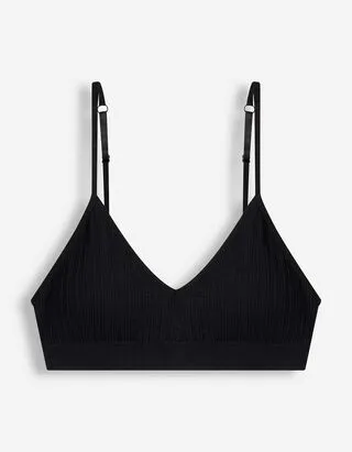 Bustier - principalmente senza cuciture - Nero