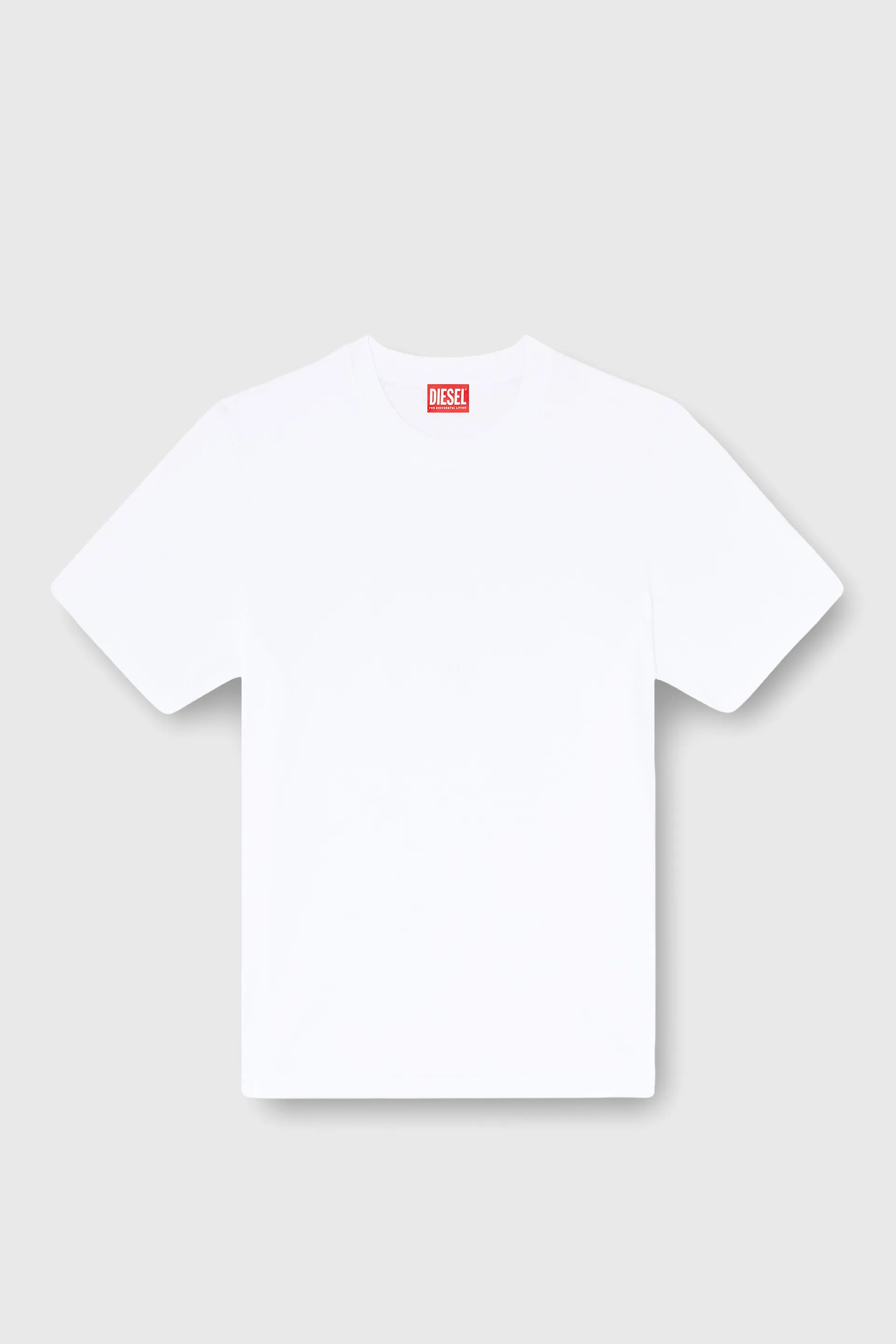 Cotton-interlock T-shirt with logo embroidery