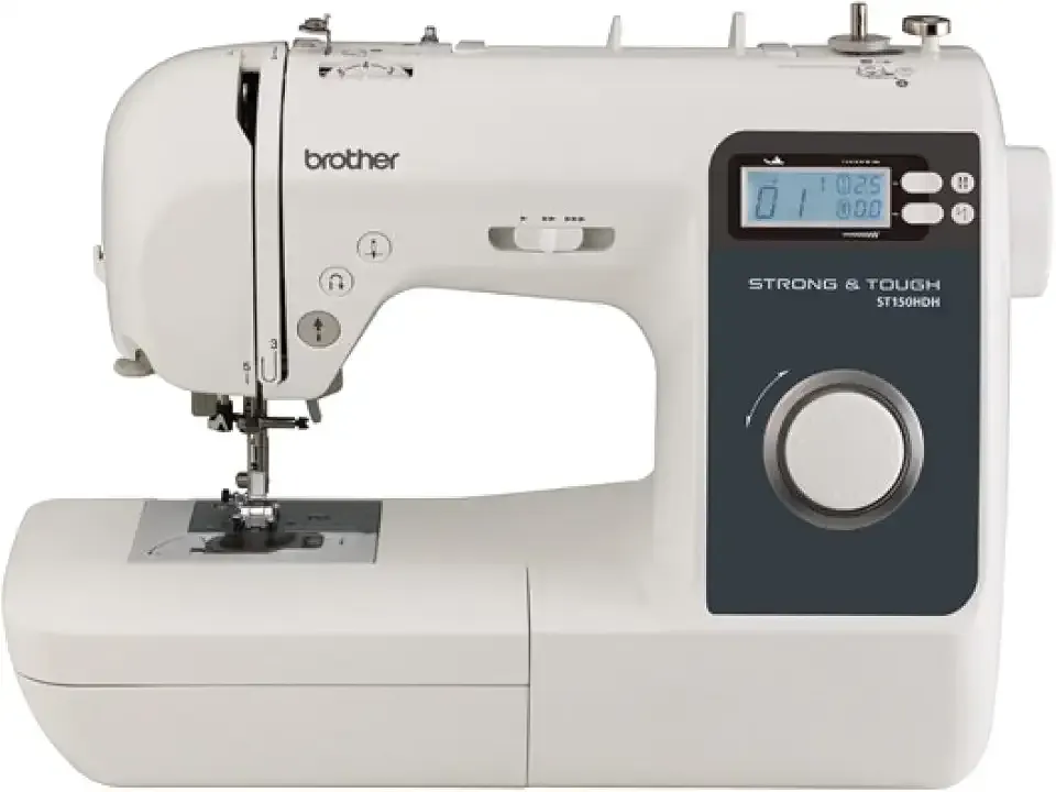 Brother ST150HDH Sewing Machine, Strong & Tough, 50 Built-in Stitches, LCD Display, 9 Included Feet