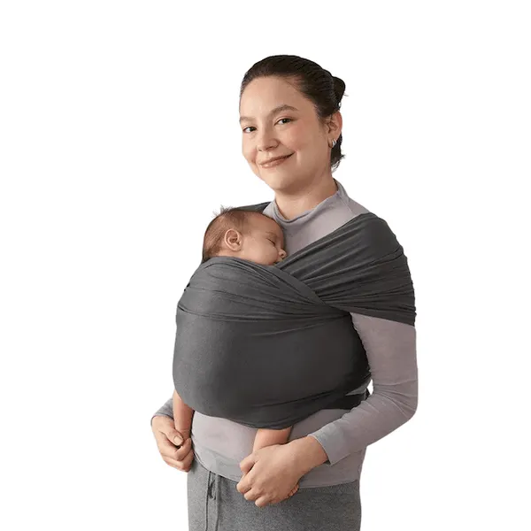 Ergobaby | Aura Bæresjal Wrap Knit | Soft black