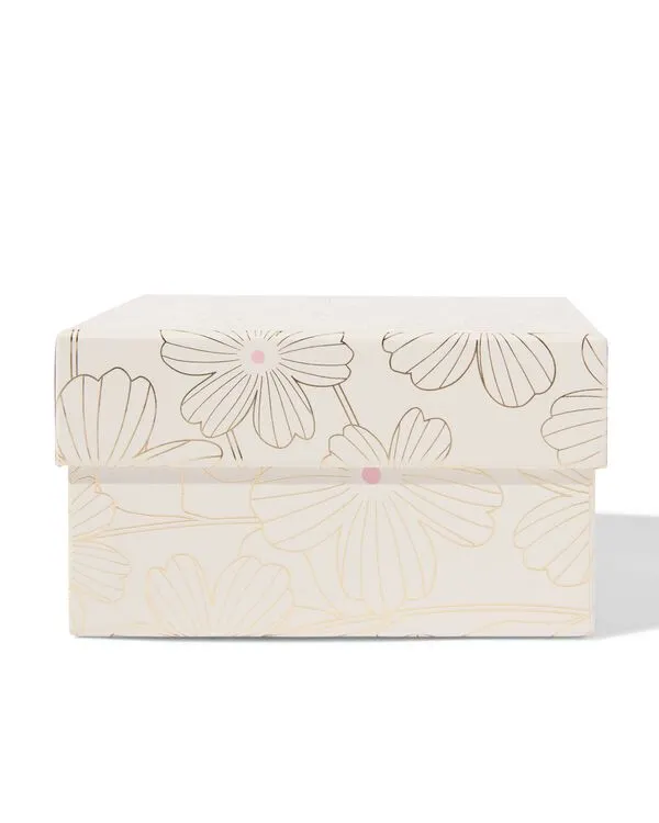 doos M 9x16.5x16.5cm karton bloemen