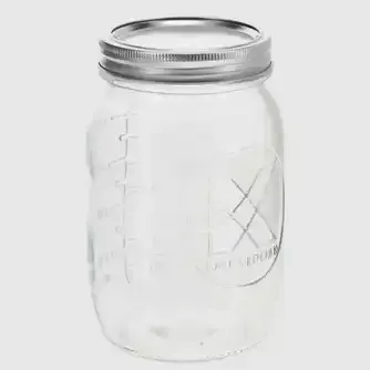 Kates Kitchen Mason Jar with Lid 500ml