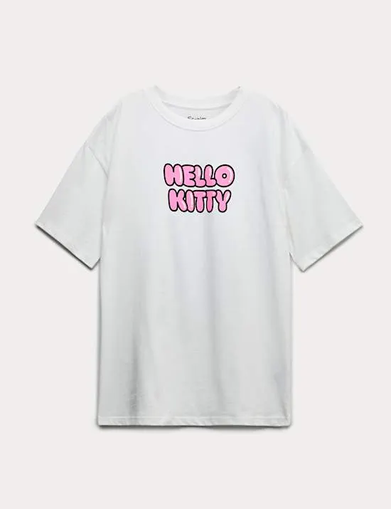 Pure Cotton Hello Kitty™ Graphic T-Shirt (6-16 Yrs)
