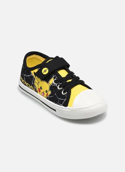 Lage sneakers Basket Pokémon jongens zwart