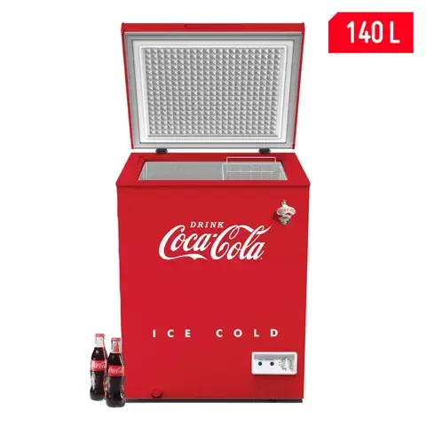 Congeladora 140L Coca Cola CKRFCF50CR Rojo