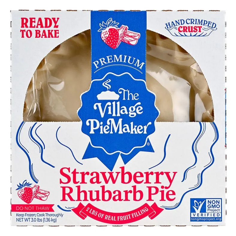 The Village Pie maker Premium Strawberry Rhubarb Pie