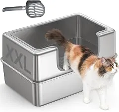 Non-Stick Entirely Stainless Steel Litter…